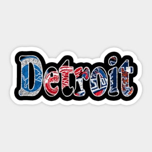 Detroit Proud Sports Fan Sticker